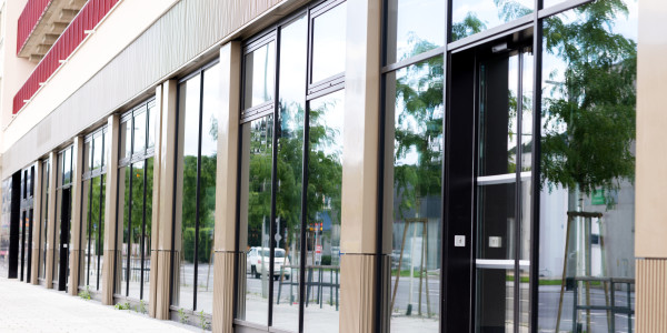 Puertas y Ventanas Aislantes de Aluminio / PVC en Hospitalet de Llobregat · Raíl Empotrable Adaptado al Paso de Minusválidos